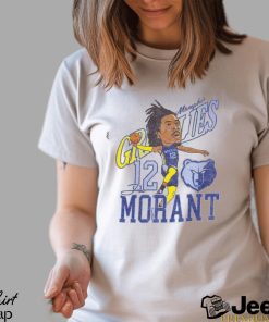 Memphis Grizzlies Ja Morant Caricature T Shirt