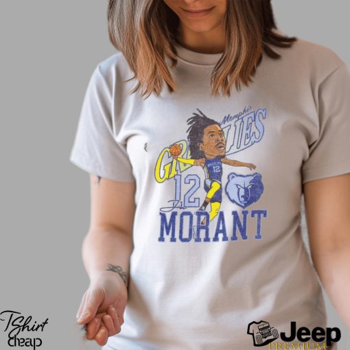 Memphis Grizzlies Ja Morant Caricature T Shirt