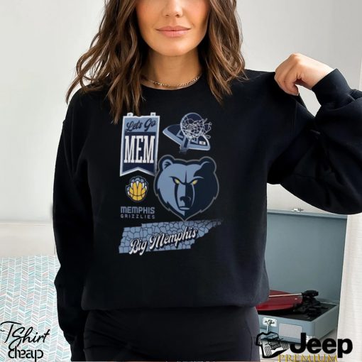 Memphis Grizzlies Split Zone Big Memphis 2024 Shirt