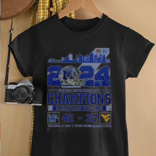Memphis Tigers 2024 Scooter Coffee Frisco Bowl Champions Hoodie T Shirt