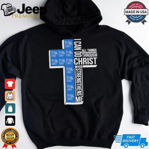 Memphis Tigers I Can Go All Things Through Christ Who Strengthens Me Shirt