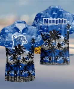 Memphis Tigers Palms Tree Hawaiian Shirt