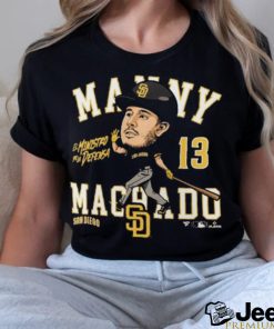 Men_s Fanatics Branded Manny Machado Brown San Diego Padres Caricature T Shirt