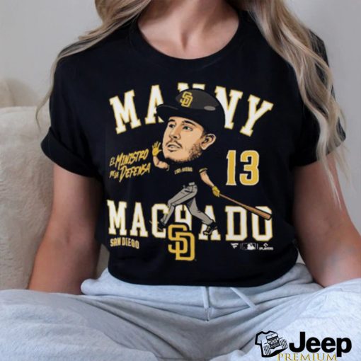 Men_s Fanatics Branded Manny Machado Brown San Diego Padres Caricature T Shirt