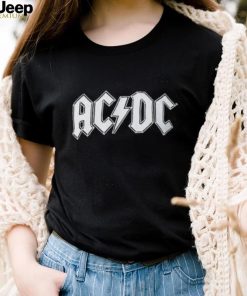 Men's Black Acdc Logo T shirt