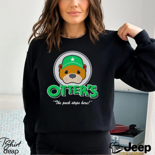 Men’s Dallas Stars Otter’s the puck stops here shirt