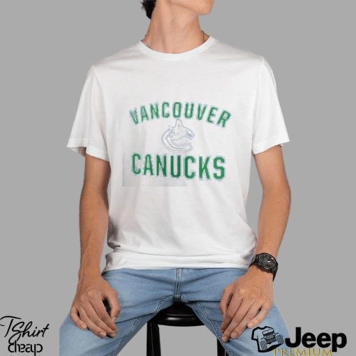 Men’s Fanatics Branded Navy Vancouver Canucks Special Edition Victory Arch T Shirt