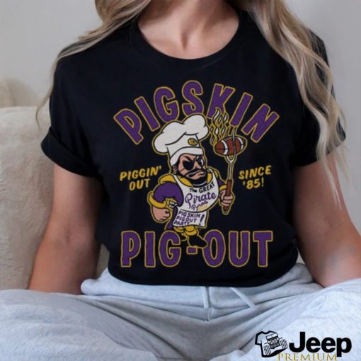 Men’s Homefield Black ECU Pirates Pigskin Pig Out T Shirt