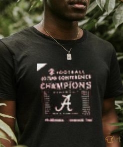 Men's Original Retro Brand Crimson Alabama Tide 2023 SEC Football Conference Champions T Shirt