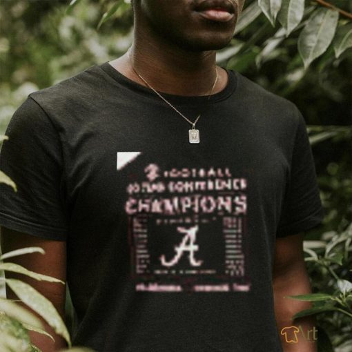 Men’s Original Retro Brand Crimson Alabama Tide 2023 SEC Football Conference Champions T Shirt