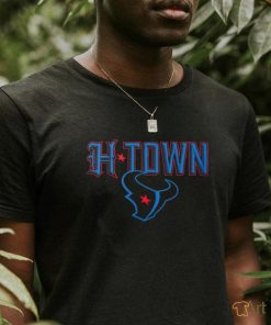 Men's Starter Black Houston Texans H Town Graphic T Shirt