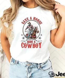 Men’s save a horse ride a cowboy shirt