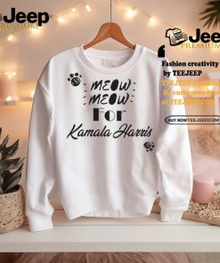 Meow Meow For Kamala Harris Shirt