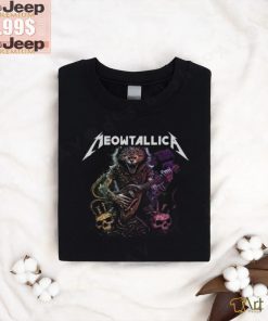 Meowtallica Meowster of Puppets T Shirt