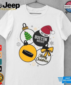 Merry Christmas Boston Hockey Est 1924 Shirt