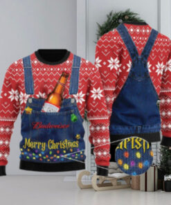 Merry Christmas Budweiser Ugly Sweater