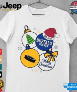 Merry Christmas Buffalo Hockey Est 1970 T Shirt