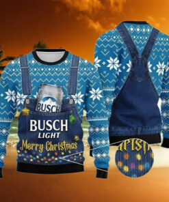 Merry Christmas Busch Light Ugly Sweater