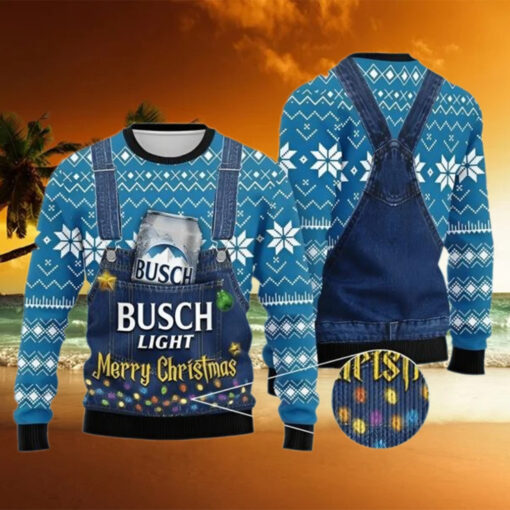 Merry Christmas Busch Light Ugly Sweater