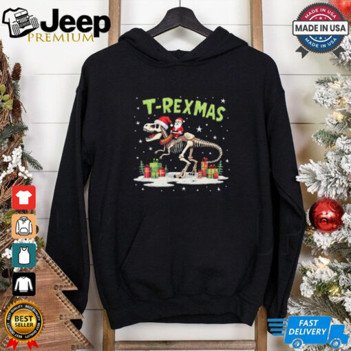 Merry Christmas Christmas Dinosaur T Rexmas 2024 Shirt