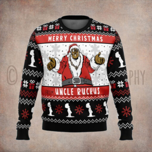 Merry Christmas From Uncle Ruckus Ugly Christmas Sweater