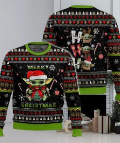 Merry Christmas Hohoho Yoda Ugly Sweater