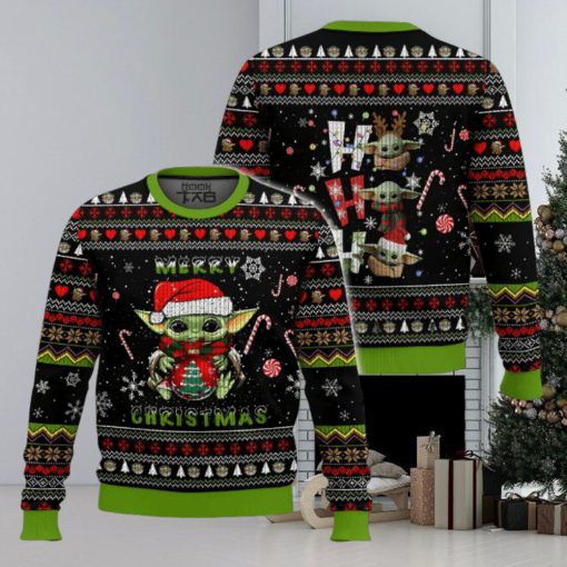 Merry Christmas Hohoho Yoda Ugly Sweater