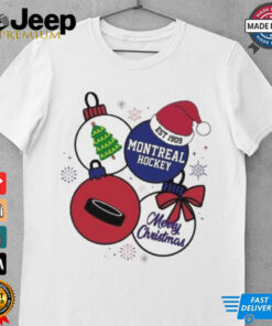 Merry Christmas Montreal Hockey Est 1909 T Shirt