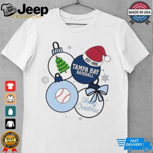 Merry Christmas Tampa Bay Baseball Est 1998 Shirt