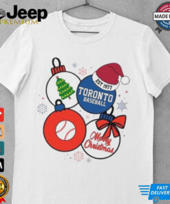 Merry Christmas Toronto Baseball Est 1977 T Shirt