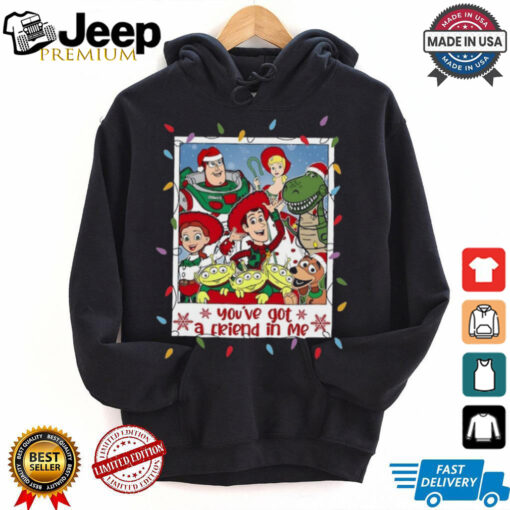 Merry Christmas Toy Story Sweatshirt, Disneyland X mas Shirt, You’ve Got A Friend In Me Christmas Shirt