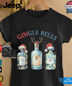 Merry Xmas Gingle Bells Gin Gin Bells Christmas Shirt