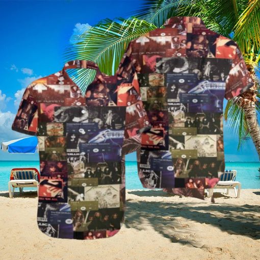 Metallica Album Collect 2024 Summer Trend Fan Gifts Hawaiian Shirt