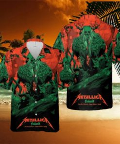 Metallica M72 Helsinki June 7th and 9th 2024 at Helsinki Olympic Stadium in Helsinki Finland Trendy Hawaiian Shirt