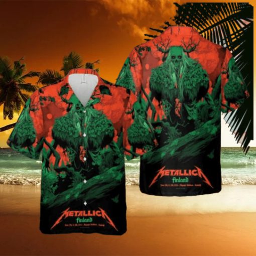 Metallica M72 Helsinki June 7th and 9th 2024 at Helsinki Olympic Stadium in Helsinki Finland Trendy Hawaiian Shirt