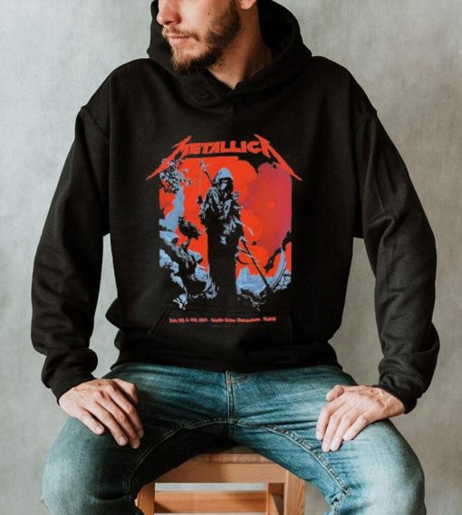 Metallica M72 Madrid Spain Poland Pop Up M72 European Tour At Estadio Civitas Metropolitano On July 12th And 14th 2024 The Death Shirt