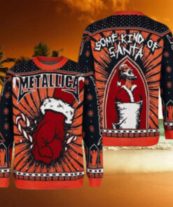 Metallica St Anger Some Kind Of Santa Christmas Style Holiday Merch Ugly Sweater