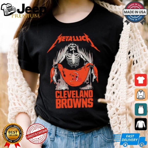 Metallica X Cleveland Browns NFL shirt