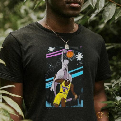 Mewtwo Dunking On Lebron James Limited Edition New Shirt