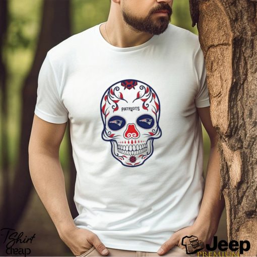 Mexican Sugar Skull New England Patriots shirt