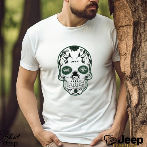 Mexican Sugar Skull New York Jets shirt