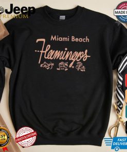 Miami Beach Flamingos EFF MiLB Letterhead T Shirt