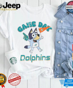 Miami Dolphins Bluey Game Day shirt