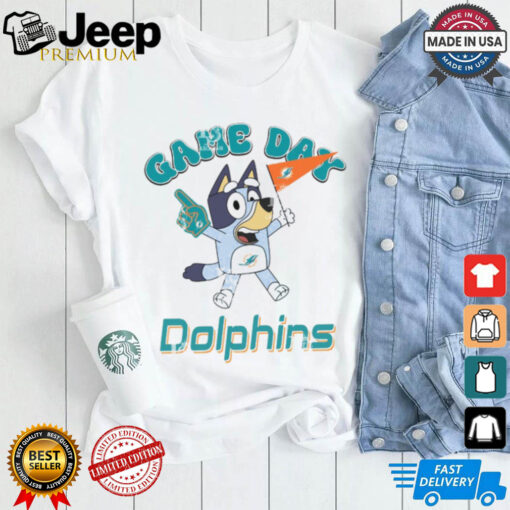 Miami Dolphins Bluey Game Day shirt