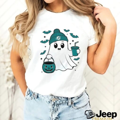 Miami Dolphins Boo Trick or Treat Halloween shirt