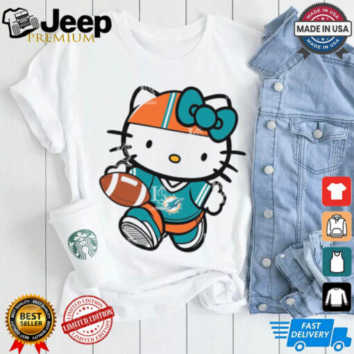 Miami Dolphins Cute Hello Kitty Football shirt