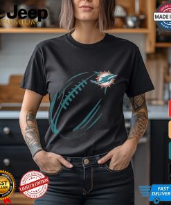 Miami Dolphins G III 4Her by Carl Banks Subtle Football Fitted T Shirt