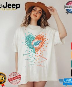 Miami Dolphins Heart Shirt