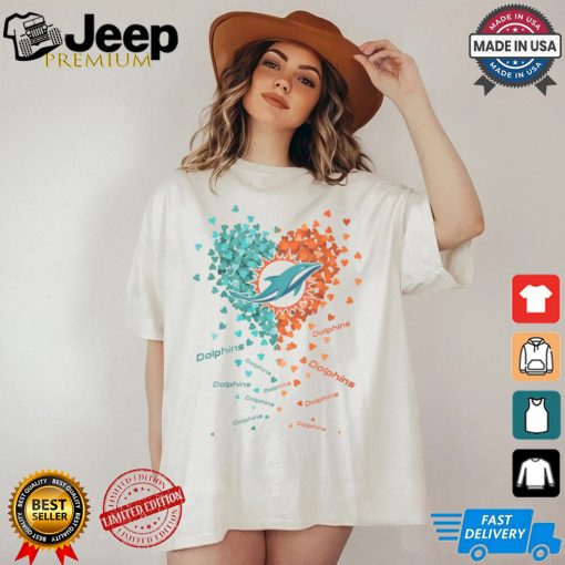 Miami Dolphins Heart Shirt