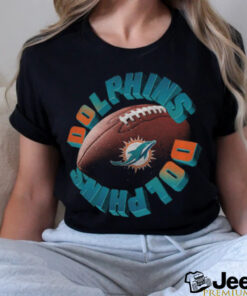 Miami Dolphins Spiral Heavyweight T Shirt